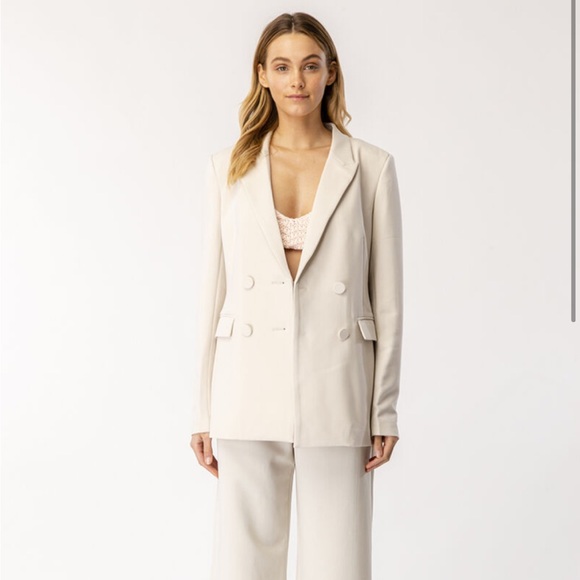 BARDOT Athena Blazer In Beige - Picture 1 of 6